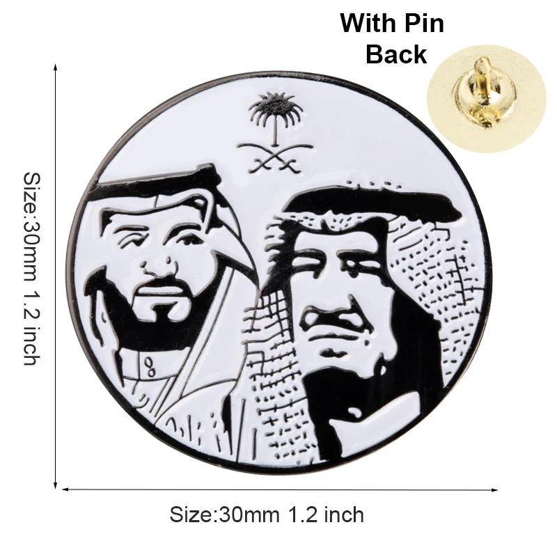 Saudi Arabia Flag Metal Lapel Pin Flag Pin Badge