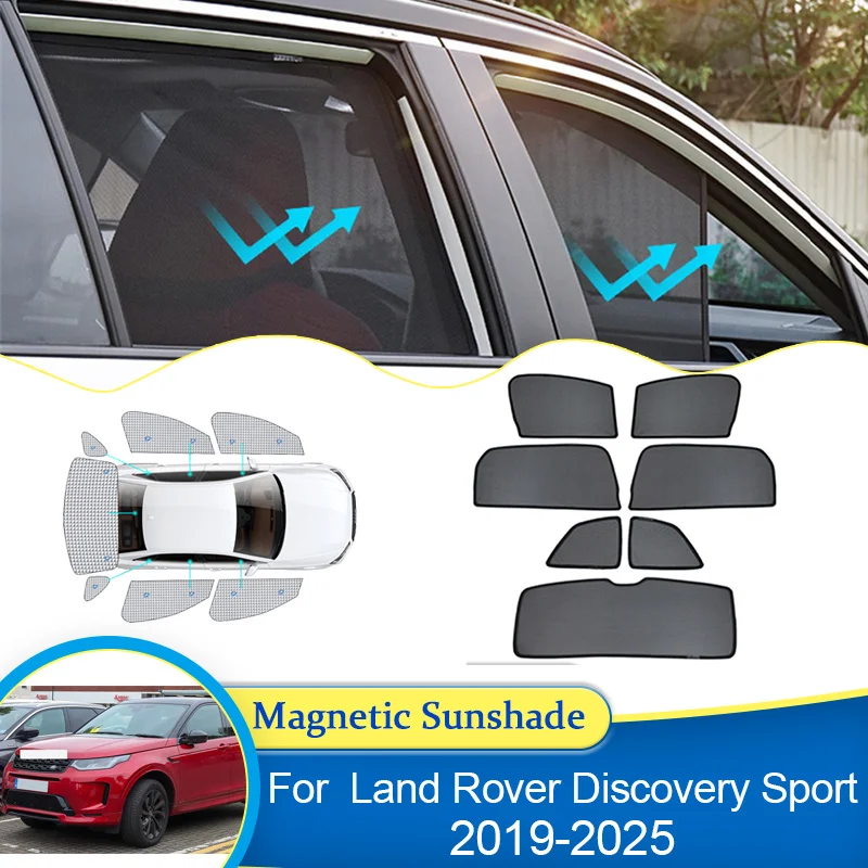 

For Land Rover Discovery Sport L550 2019~2025 Sunshade Privacy Window blocking Shading Visor Curtains Car Auto Parts Accessorie