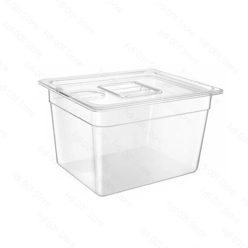 6L 12L Sous Vide Cooker Water Bath Container Vacuum Low Temperature Slow Cooker Accessories Tank with Perforated Lid
