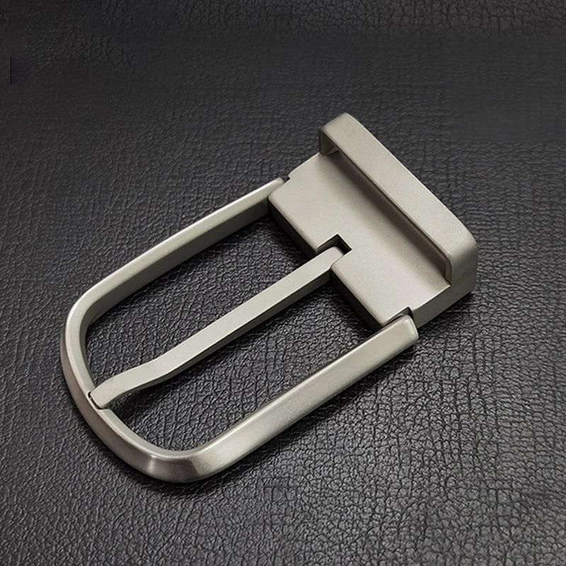 I-souled Casual Solid Titanium Clamp Closure Buckles Belt Easy to Change  Suitable 3.5 Cm and 3.8 Cm Wide Replacement Belt