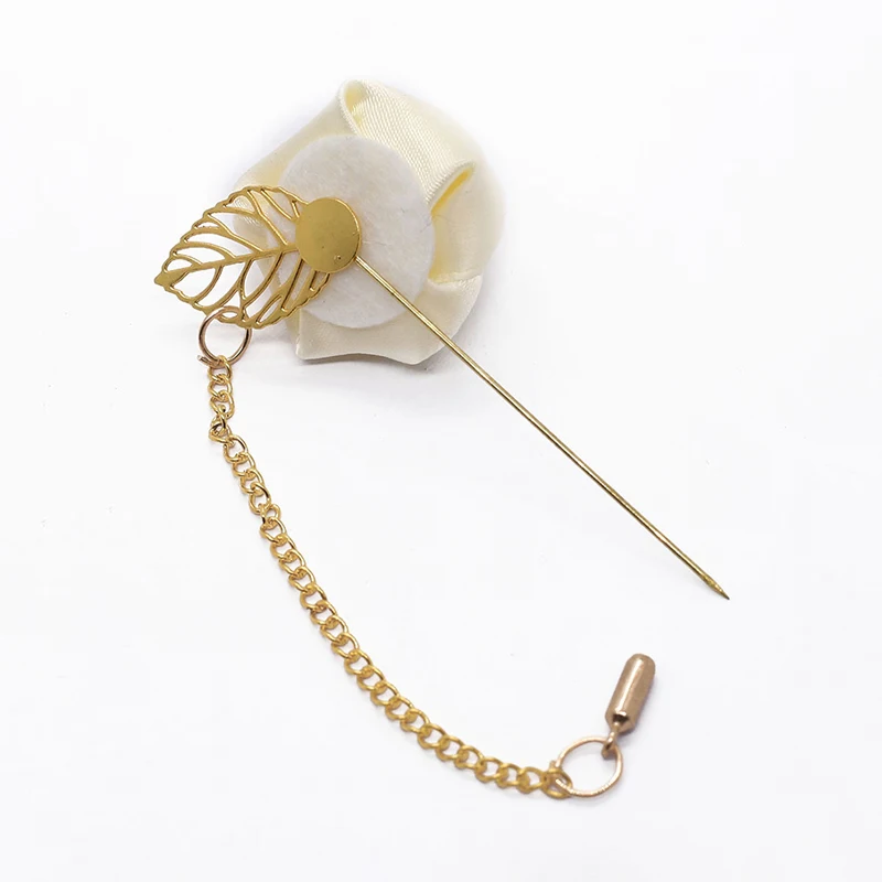 Épingle de boutonnière de mariage pour hommes et femmes, accessoires de corintersection, boutonnière de mariage, enterrement de vie de jeune fille, accessoires de Rhimbibés, 6 pièces