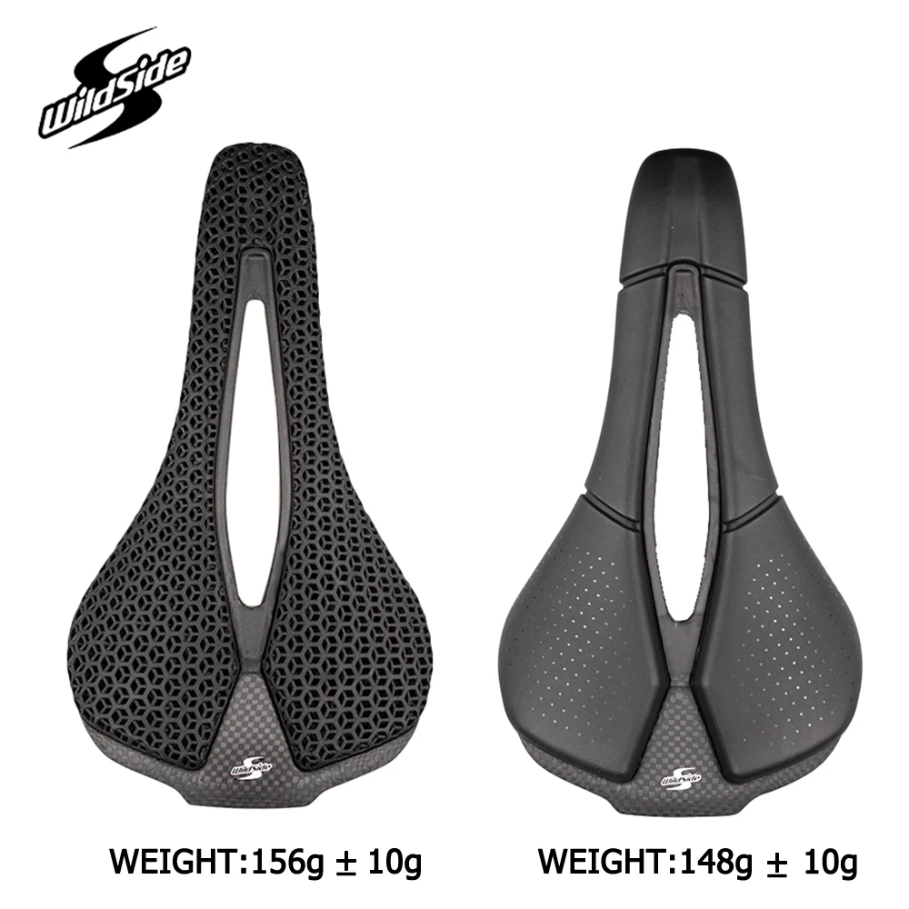 

WILDSIDE 3D Printed Bike Carbon Saddle 135mm 143mm Ultralight Road MTB Racing Saddles Bicycle Seat Cushion Cycling Seating Parts