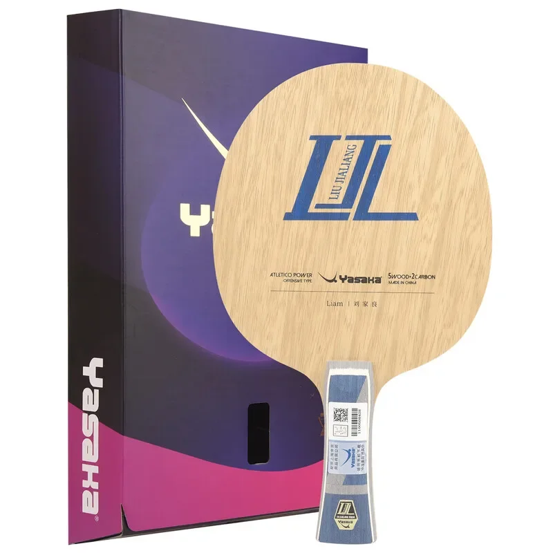 

Original YASAKA Liu Jialiang Carbon Fiber Table Tennis Racket with Built-in ALC Professional Arc Ring