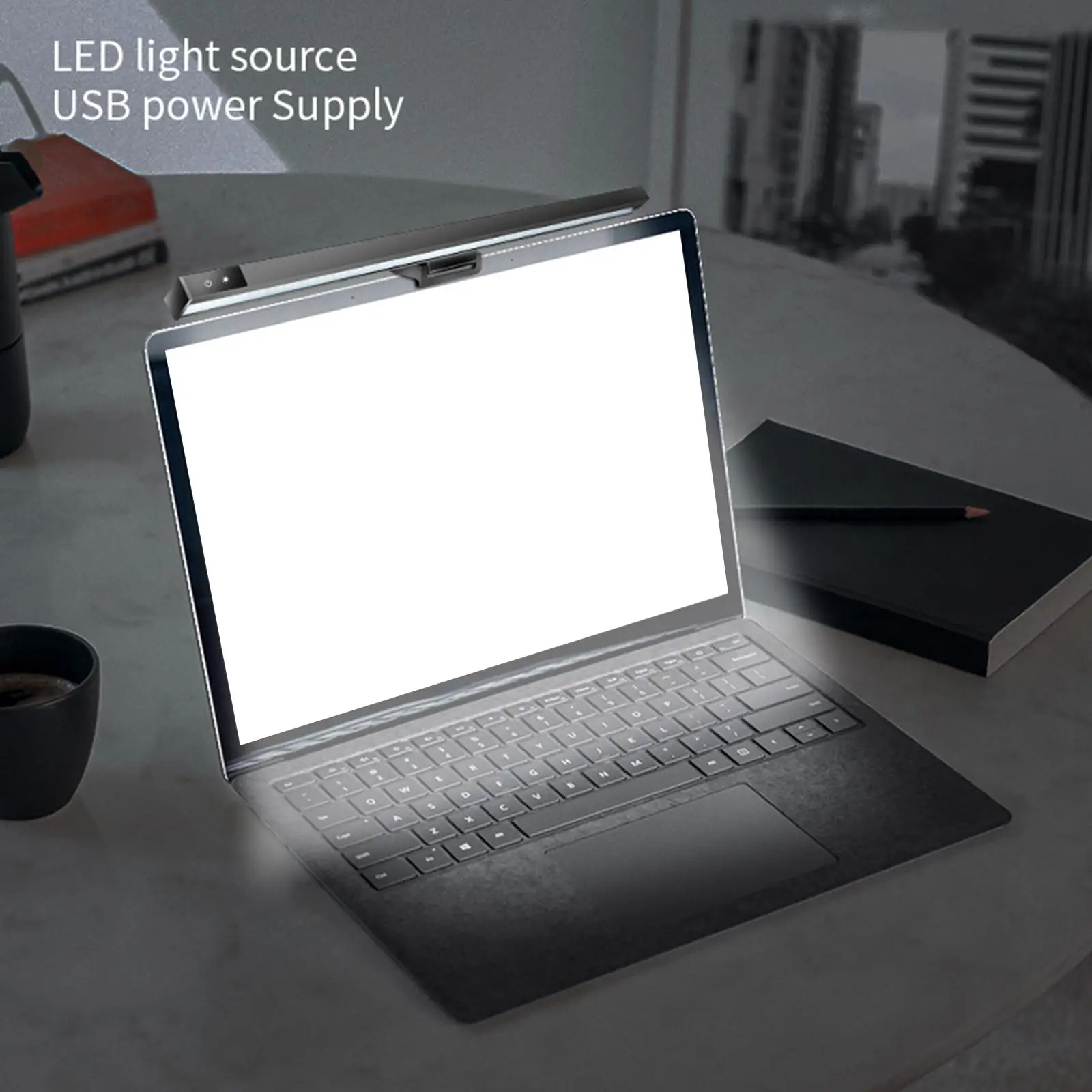 E-Reading Computer Monitor Screen LED Lamp -Caring Lights for Travel Home