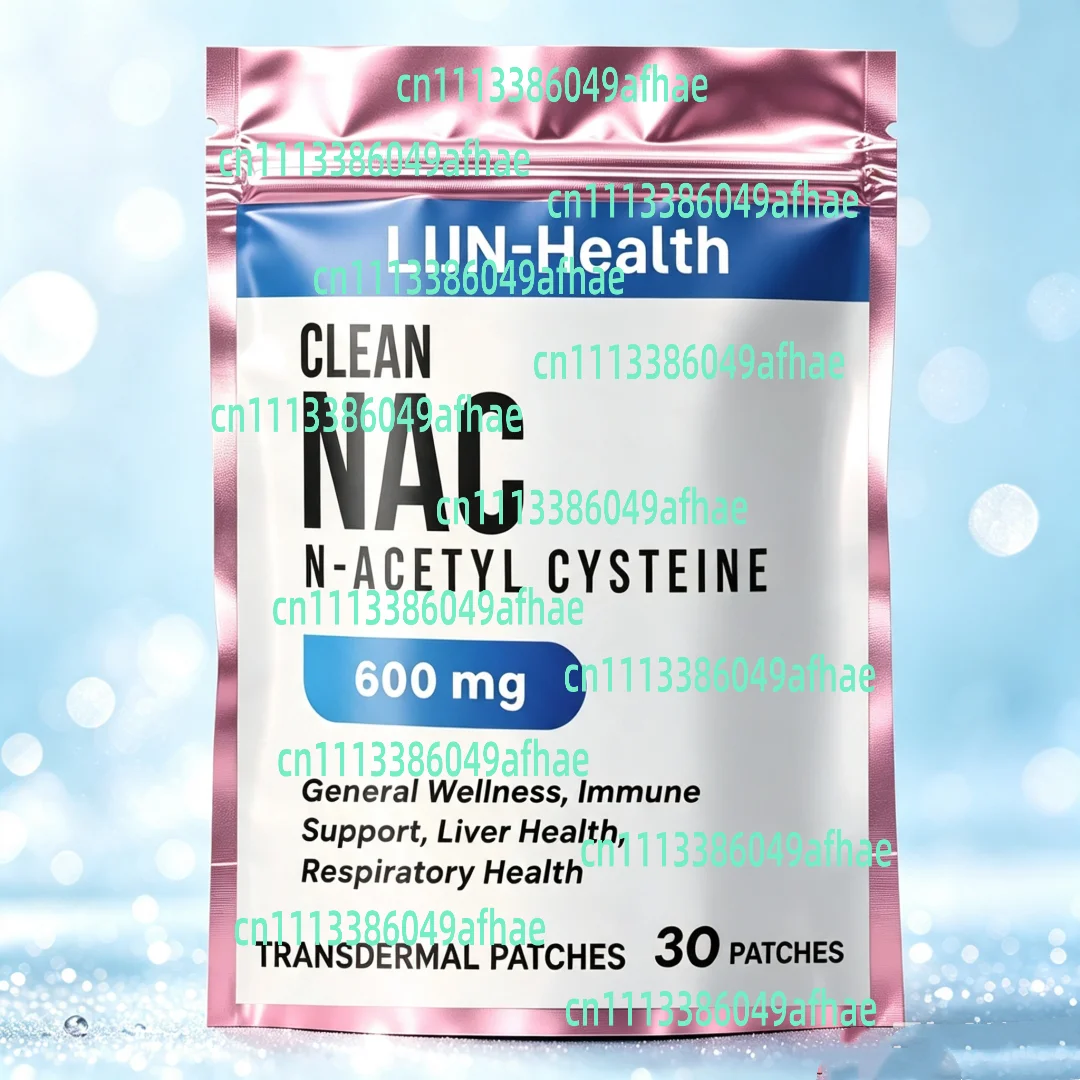30 Patches N-acetyl-l-cystein Transdermal Patches Supports Immune, Respiratory, Liver Health,potent Antioxidant