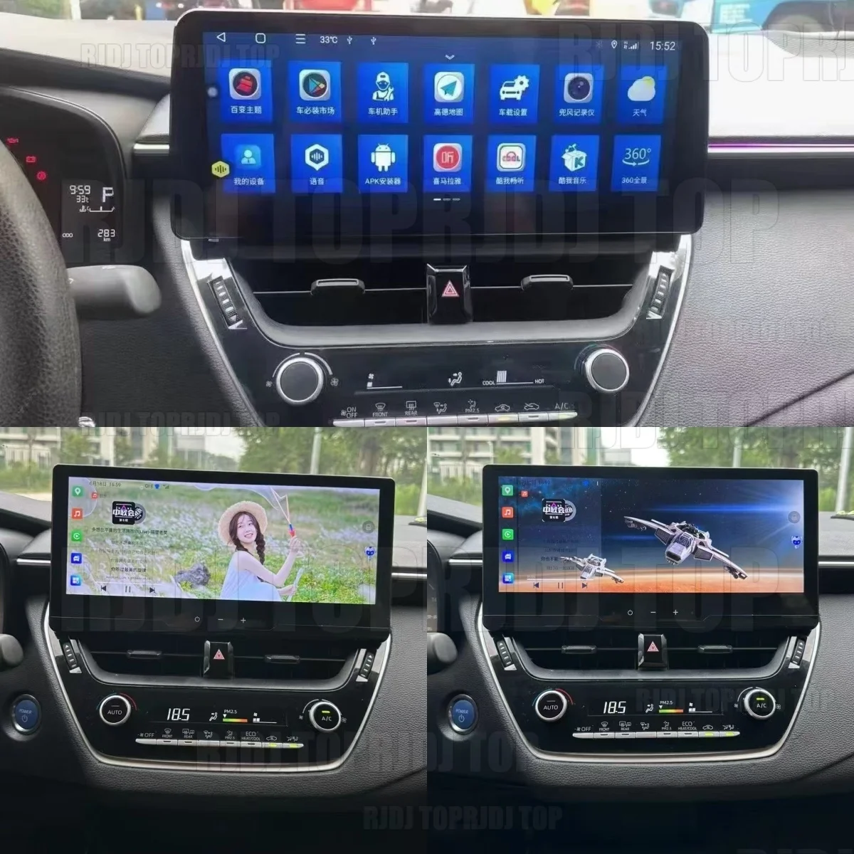 12.3inch Android For Toyota Corolla 2018-2022 Car Multimedia Video Player GPS Navigation Radio Carplay DSP Navigation Head Unit