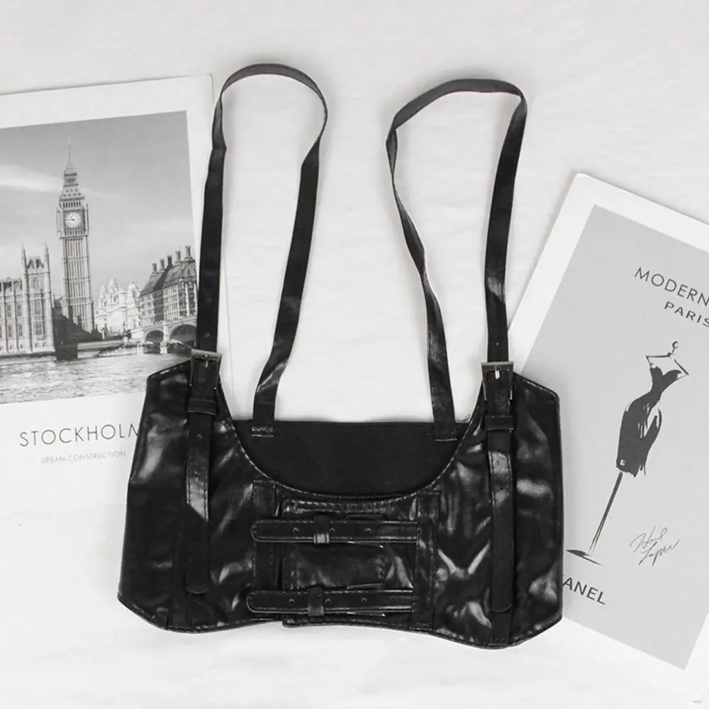 زينة مشبك معدني التخسيس الجسم ضمادة مرونة الخصر حزام لوليتا أحزمة اضافية واسعة حزام بولي Leather الجلود Cummerbund