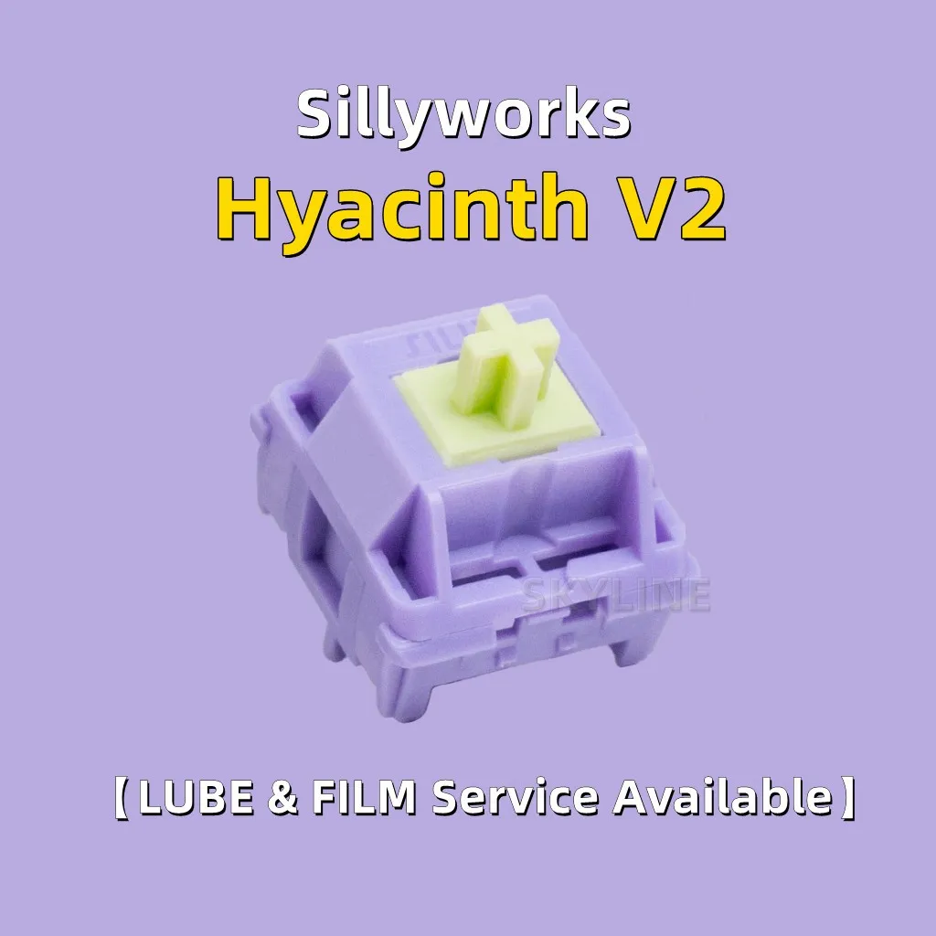 【In Stock】 Sillyworks HMX sümbül V2 (10 paket) mekanik veya oyun klavyeleri için lineer anahtar naylon beş pim anahtarı