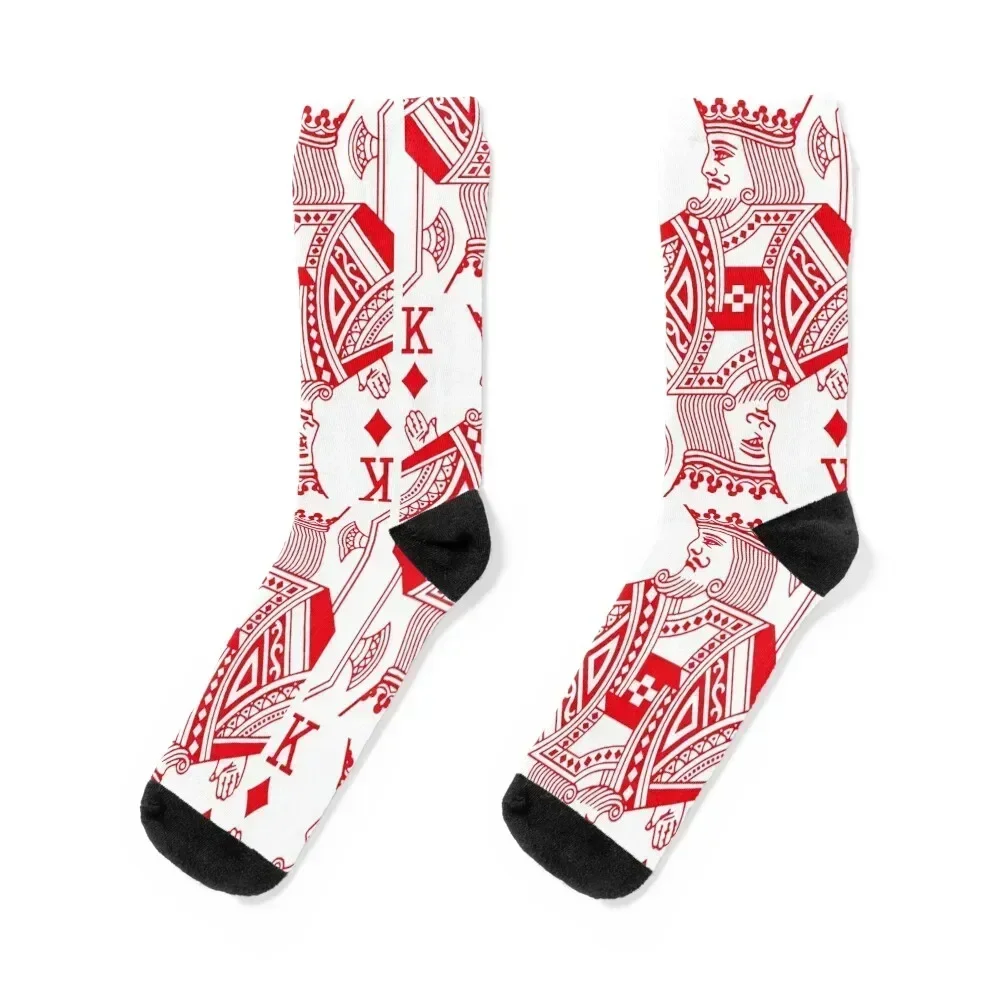 King of Diamonds Socks Children's Antiskid soccer essential Socks Women's Men's