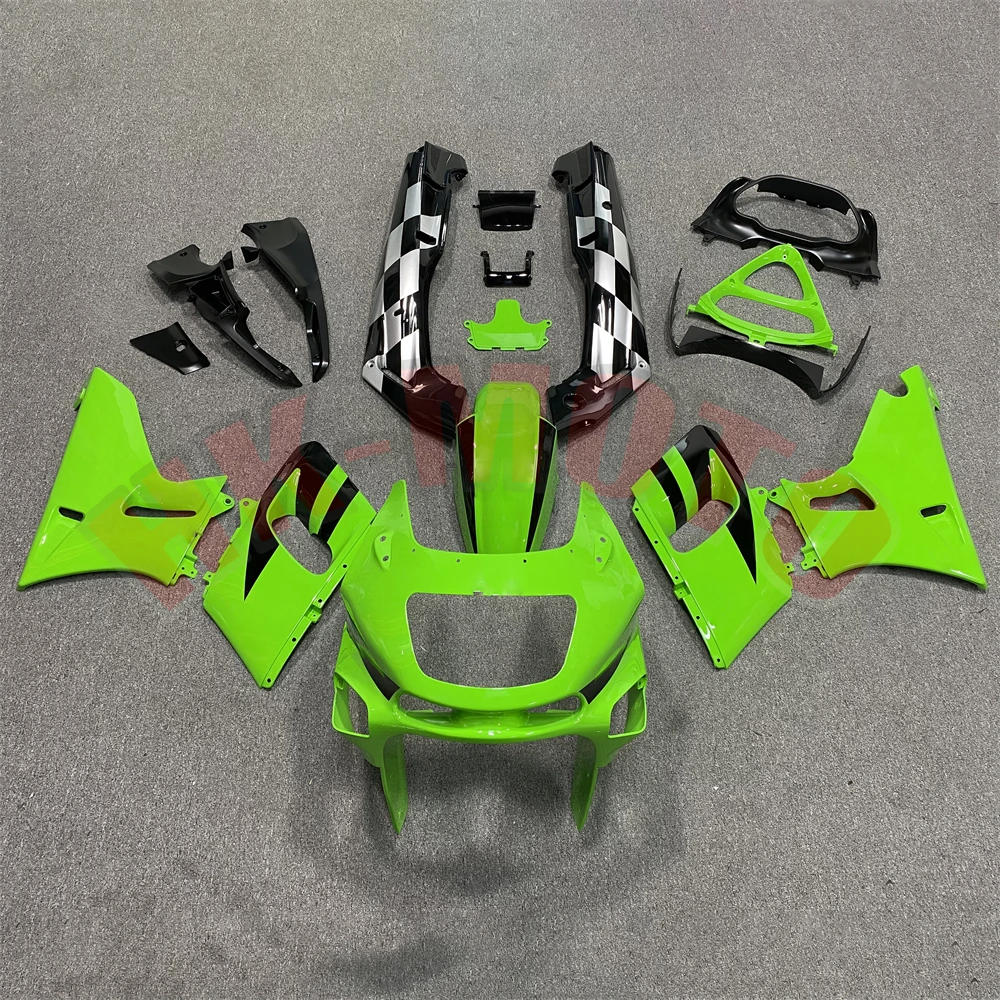 Motorcycle Fairing Kit Fit For ZZR 400 600 ZZR400 1993-2007 ZZR600 1998-2003 Bodywork Set High Quality Abs Injection Green Black