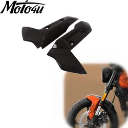 For Triumph Trident 660 2021 2022 Carbon Fiber Motorcycle Front Fender Bracket Sides Fairing Accessories Protection