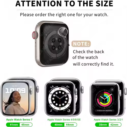 Screen Protector Cover for Apple Watch 44mm 45mm 40mm 41mm Hard PC Front Rear Bumper Case for iwatch 9 8 7 6 5 4 Change To Ultra - Image 6
