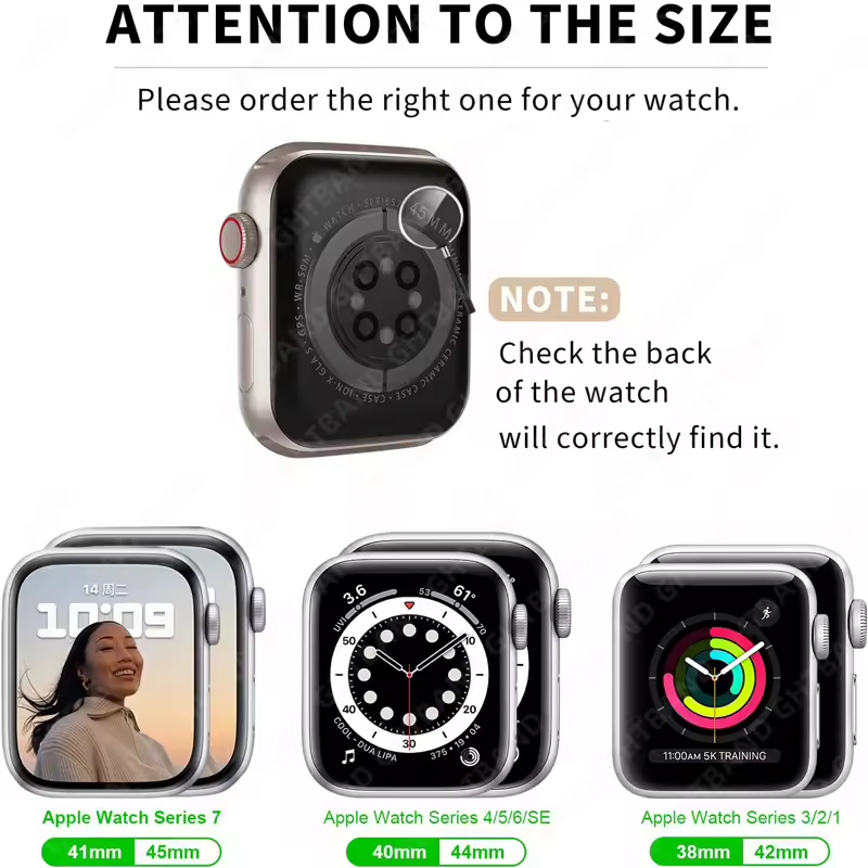 Screen Protector Cover for Apple Watch 44mm 45mm 40mm 41mm Hard PC Front Rear Bumper Case for iwatch 9 8 7 6 5 4 Change To Ultra - Image 6