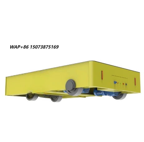 10T Battery Powered Electric Moving Trolley Remote Control Transfer Cart Warehouse Robot Mechanical Workshop Equipment