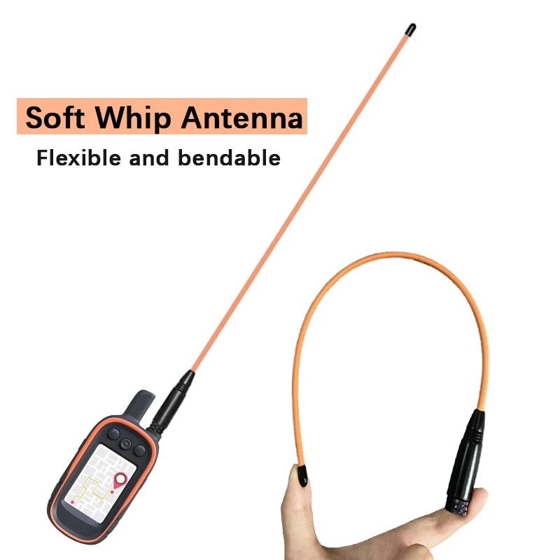 GPS 771 Antenna SMA-Male Upgrade 38CM Whip Antenna Extended Long Range for Garmin GPS Alpha 100 200 Astro 220 320 430 Ham Radio