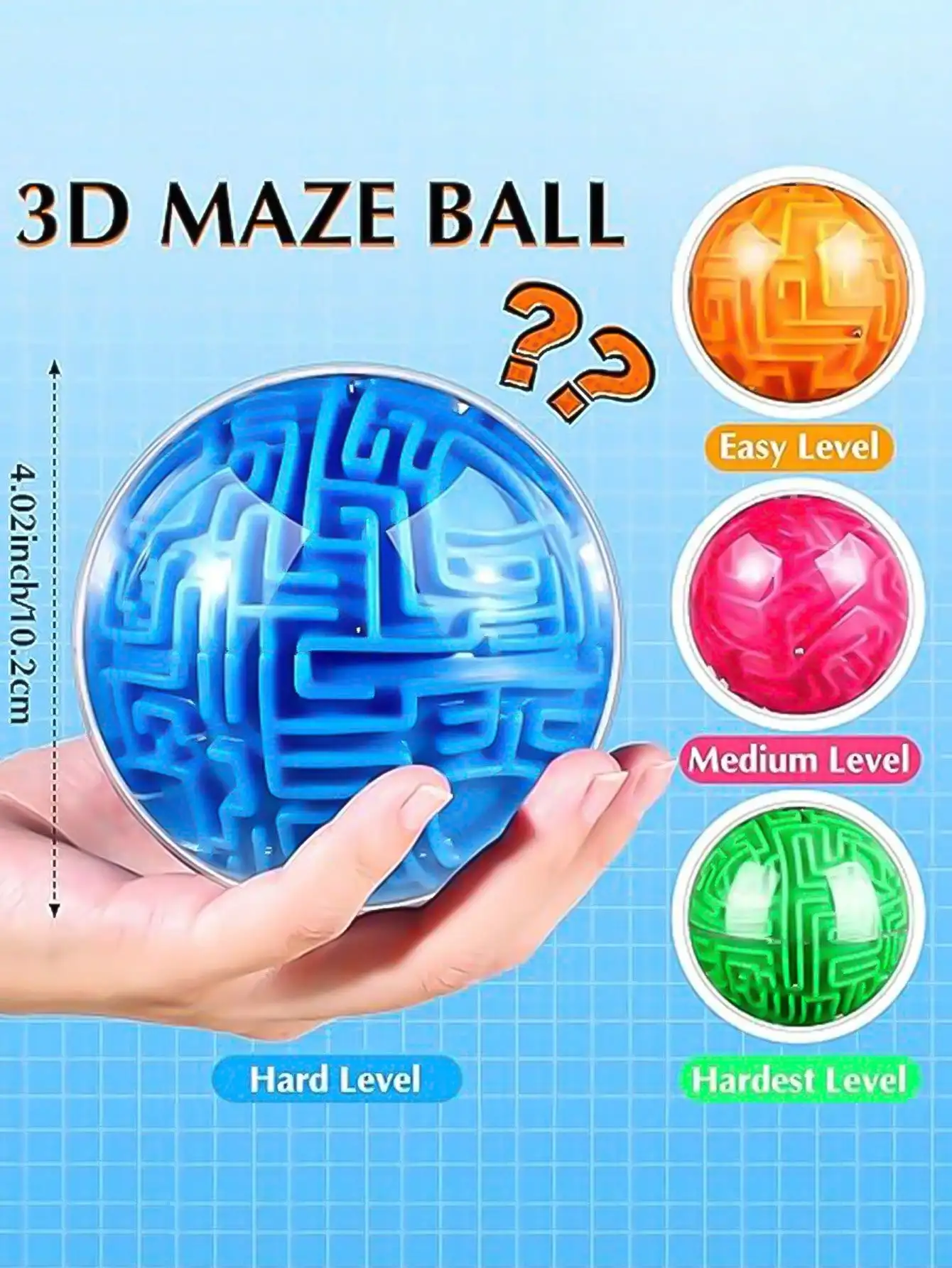 1 pc quebra-cabeça caminhada grânulo labirinto bola brinquedos exercício pensamento e capacidade de reação jogo de interação para adolescentes meninos e meninas presente