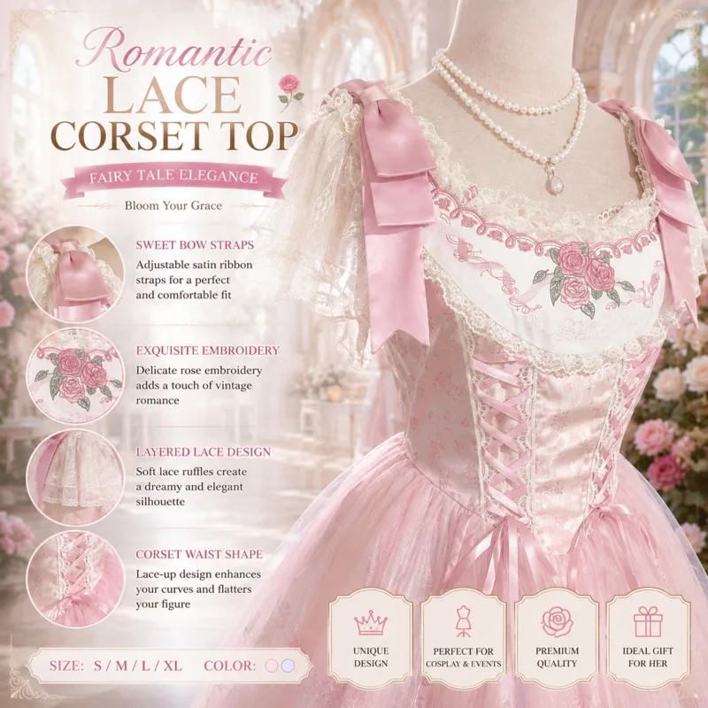 Bow Y2K Lolita Lace Top Blouse Short Sleeve Tee Girl Sheer Chiffon Shirt Sweet Ruffle Summer Cosplay Costume Inner Wear Gift New