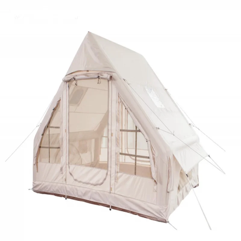 New outdoor canvas Inflatable House air Tent  Camping equipment inflatable camping tent