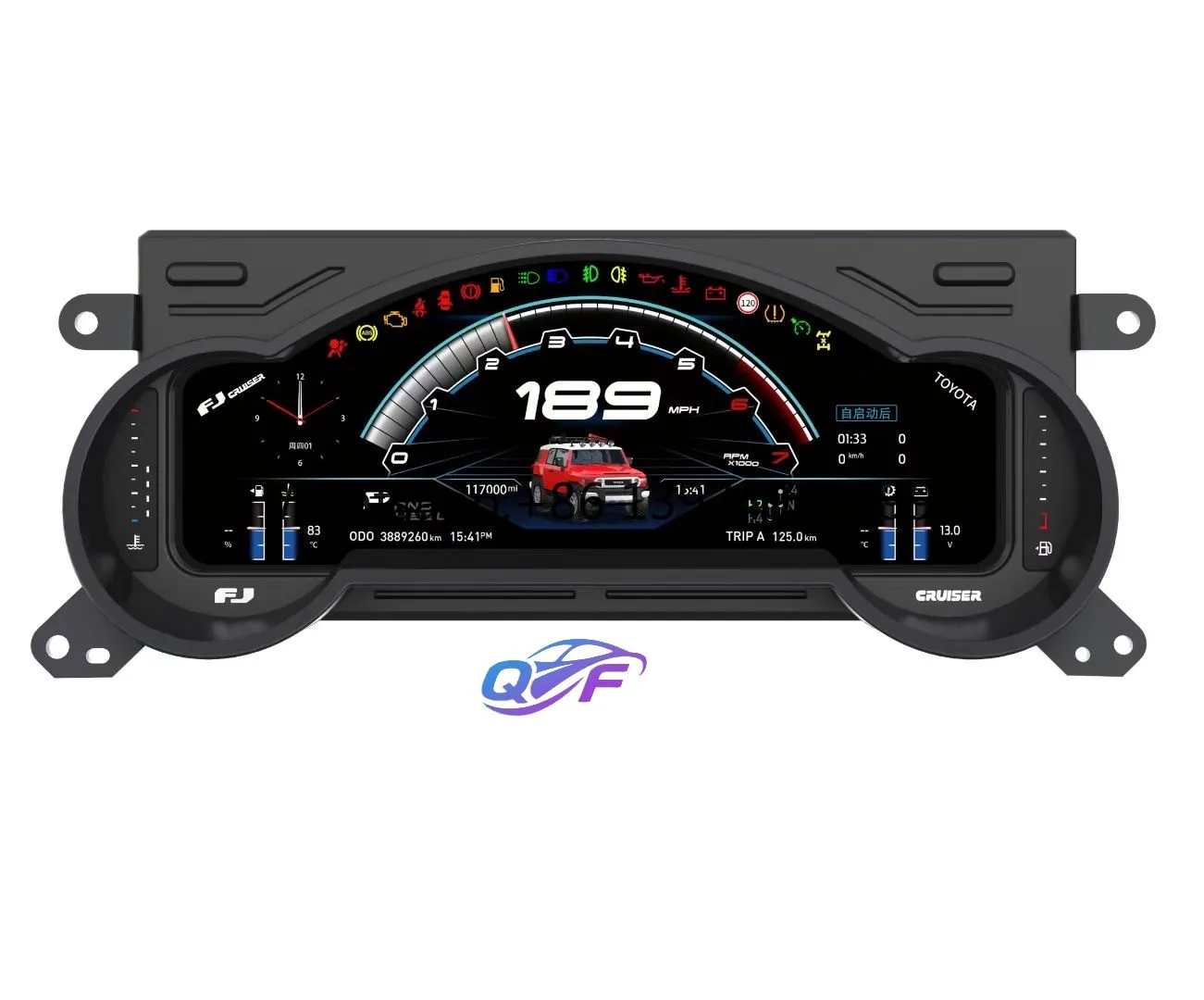 For Toyota FJ Cruiser Digital Instrument Cluster High Definition LED Display Smart Car Dashboard