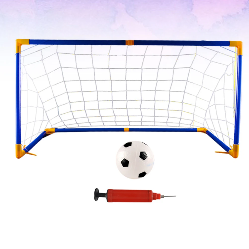 

2pcs Portable Football Goal Training Game Toy for Kids Soccer Sports Toys Lightweight Backyard Beach Park Use
