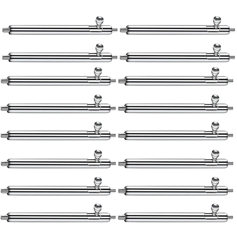 22MM 20MM 10PCS 1.8mm Diameter Watch Pin Pepair Tools & Kits Quick Release Watch Strap spring Bars Pins 18MM 23MM 16MM 19MM 24mm