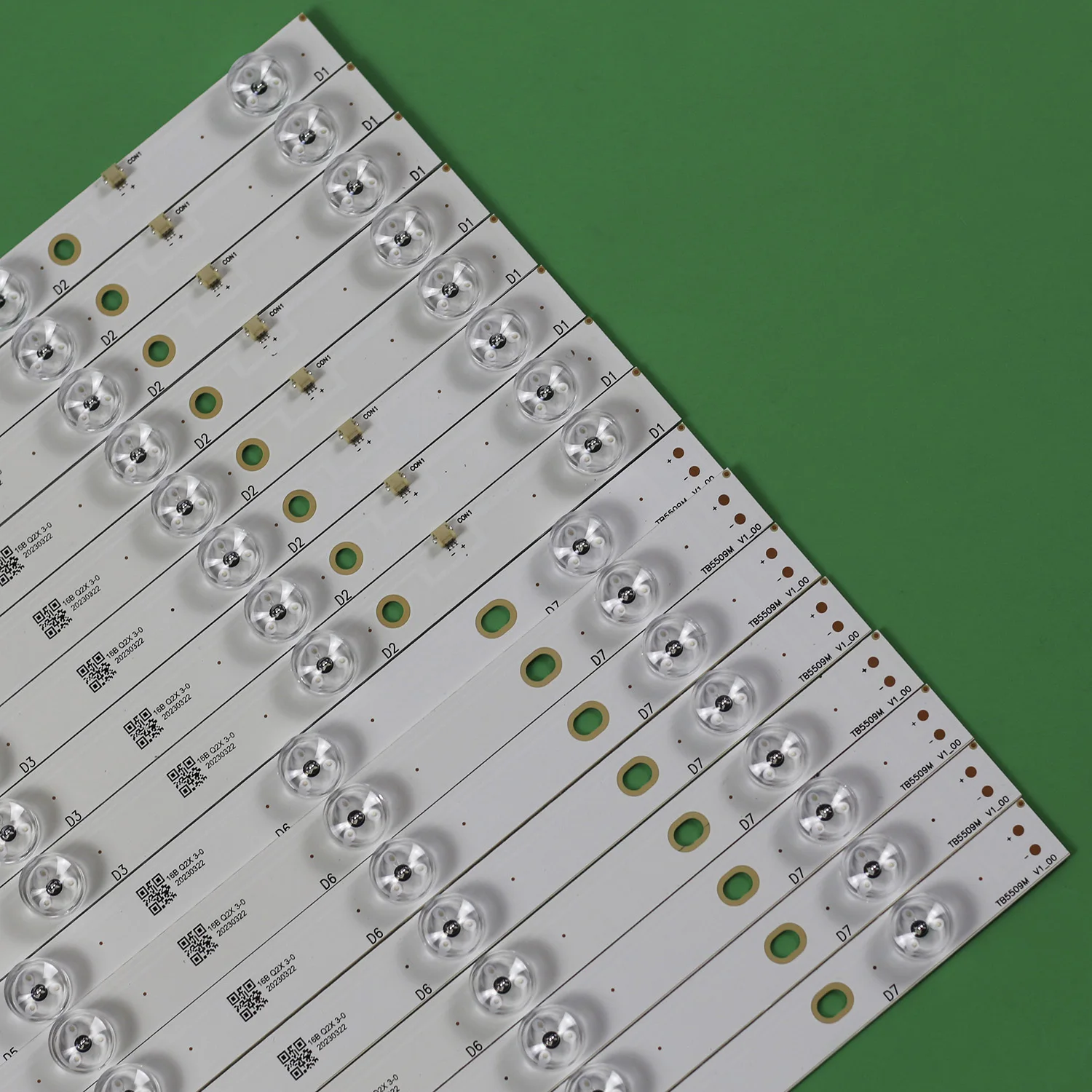 Tira de LED para TX-55AX630B TX-55AX630E TX-55DX600B TX-55DX600E TX-55DX650B TH-55DX650M TX-55DS500B 55DS500E 550TV01 550TV02 V4