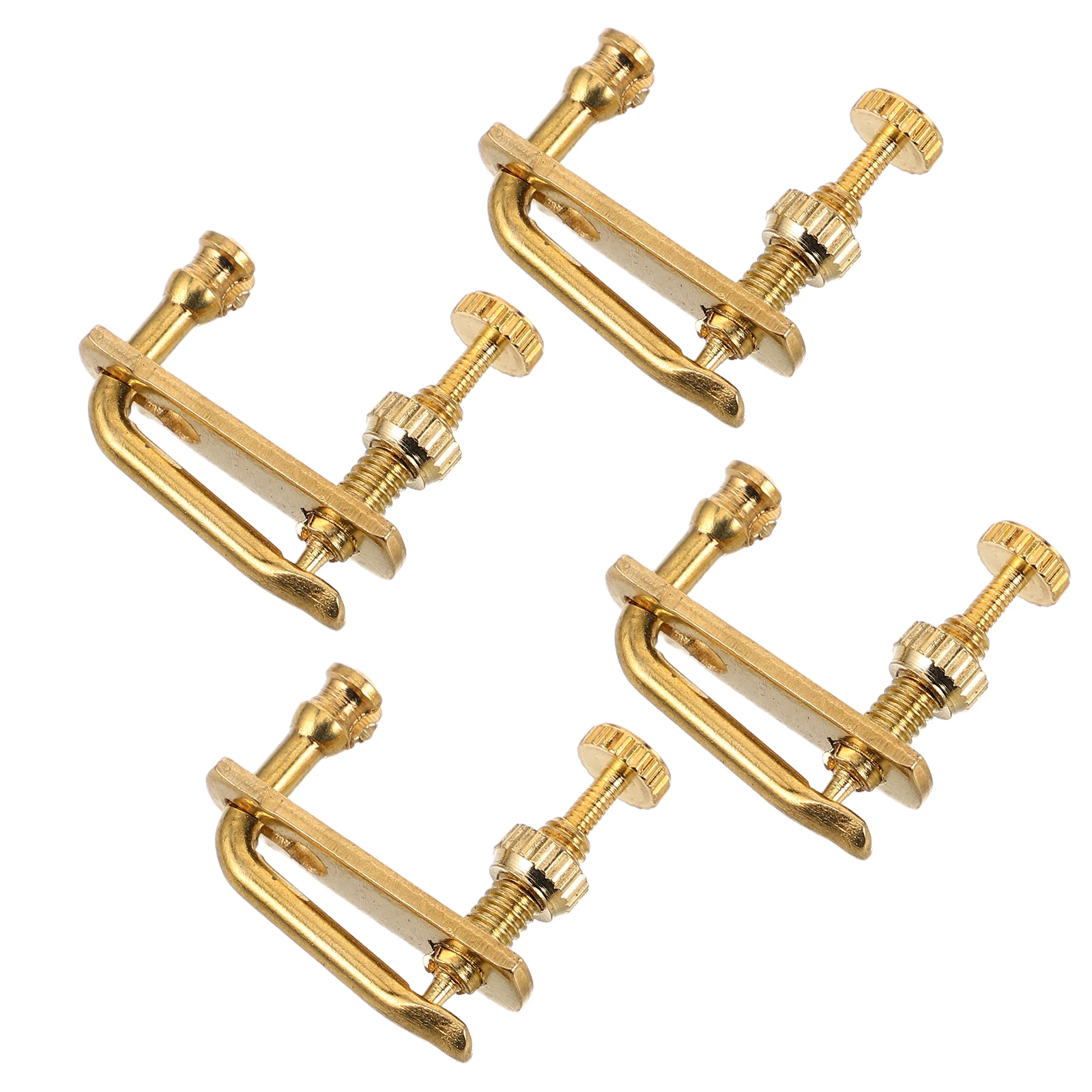 

4pcs Violin Fine Tuners Durable Adjusters Universal Components Precision Tools for 1/2 1/4 Violins Smooth Musical Instruments