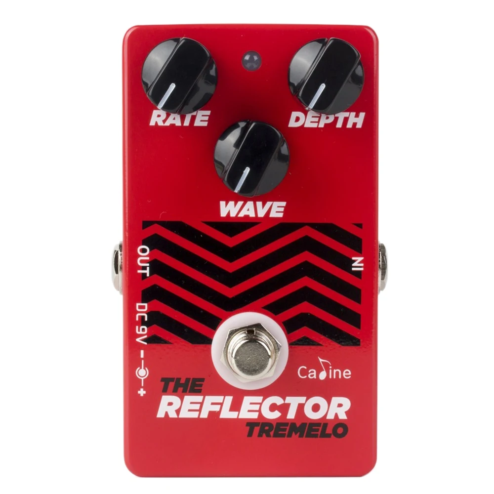 

Caline CP-62 the Reflector Tremolo Guitar Pedal Effect 9V Guitar Effects Guitar Accessories