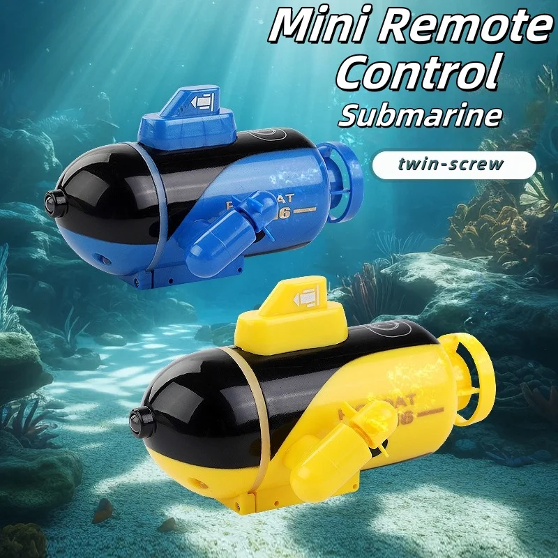 

Mini Submarine Remote Control Small Nuclear Submarine Boat Model Fish Tank Diving Under On Electric Toys