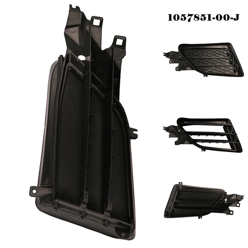 A19Q-Auto Mistlamp Frame Mistlamp Grille Voor Tesla Model S