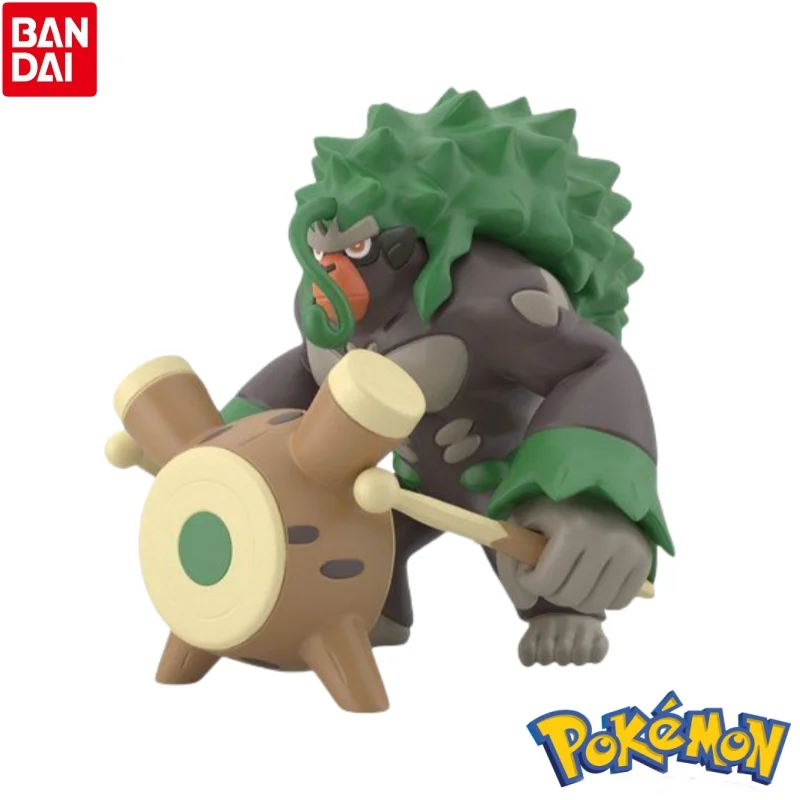 

В наличии модель куклы Bandai, новая в штучной упаковке Pokemon Sw Rillaboom, персонажи аниме, оригинальный гаражный комплект, Коллекционная фигурка