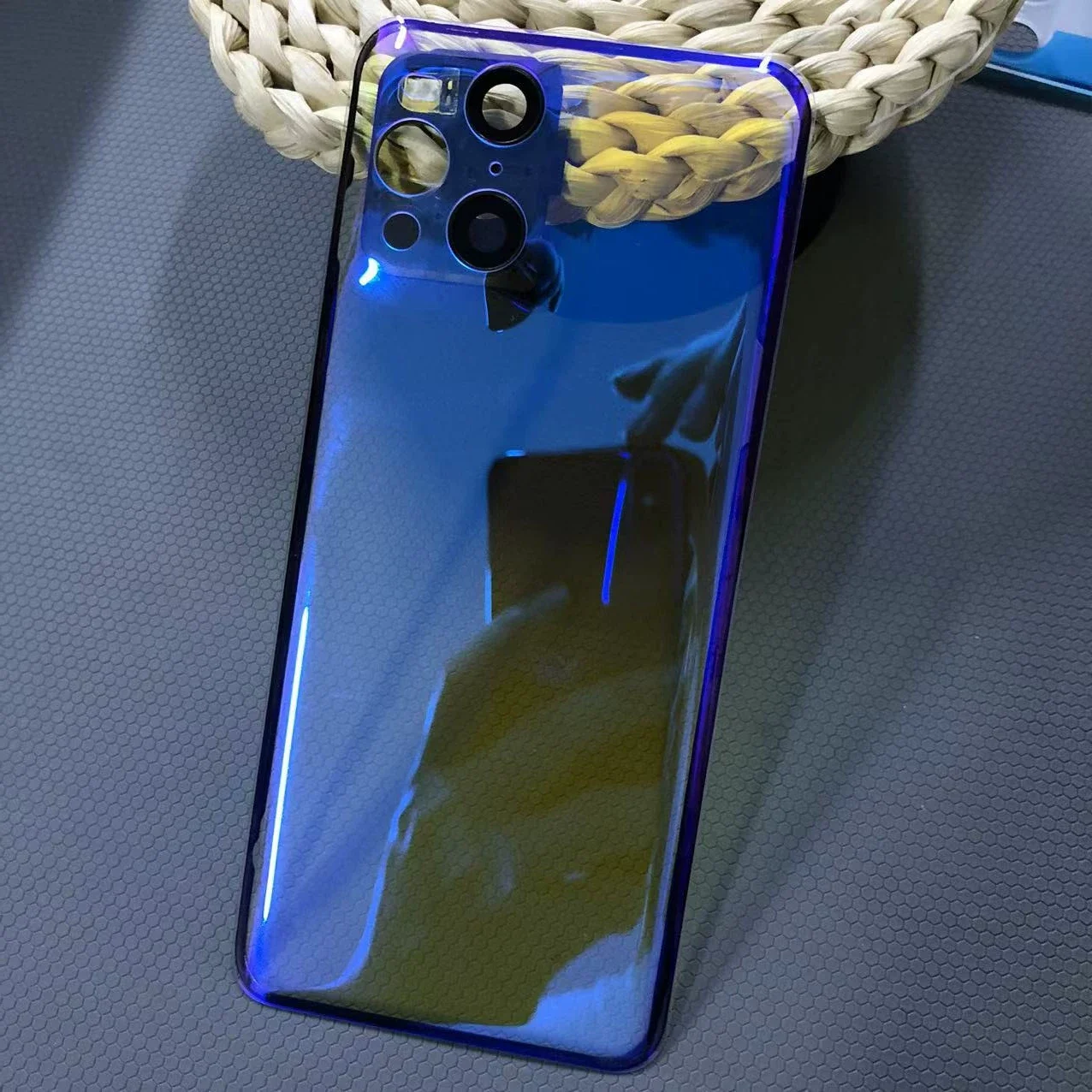 No Logo Back Cover For OPPO Find X3 PEEM00 X3Pro PEEM20 Battery Rear Housing Replacement Repair Spare Parts