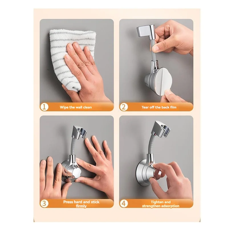 

A33Z-Браковый держатель для насадки для душа, кронштейны, поддержка насадки для душа, регулируемая присоска для ванны, аксессуары для ванной комнаты