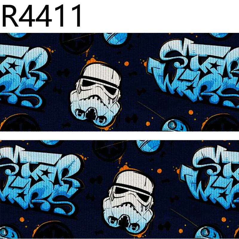 50yard roll New star wars Darth Vader & STORM TROOPER printed grosgrain ribbon 2 inch R4411