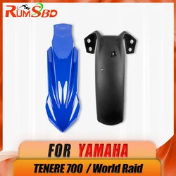 Motorcycle Front Fender High Low Mudguard Flap Splash Cover Protector For Yamaha TENERE 700 World Raid 2019-2026