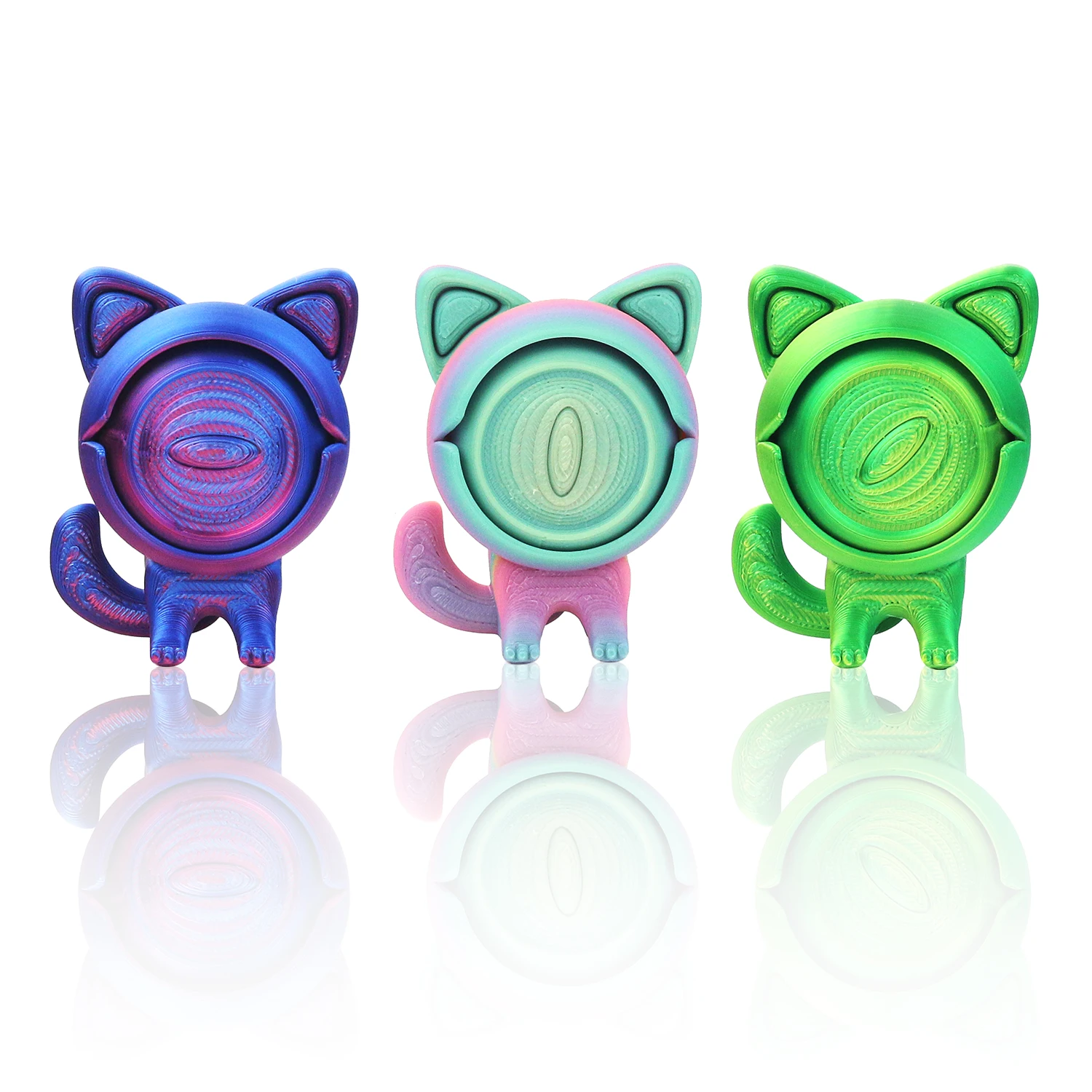 One eyed cat decompression device that can freely rotate for children, adults, novelty, trendy play, and stress relief gift