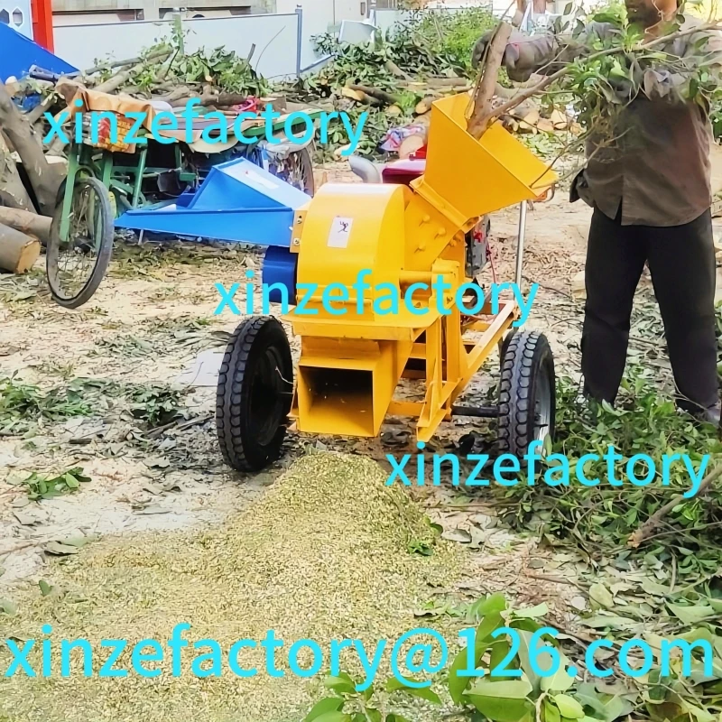 

Customizable Portable 600-1000 kg Log Branch Shredder Electric Diesel Wood Shredder