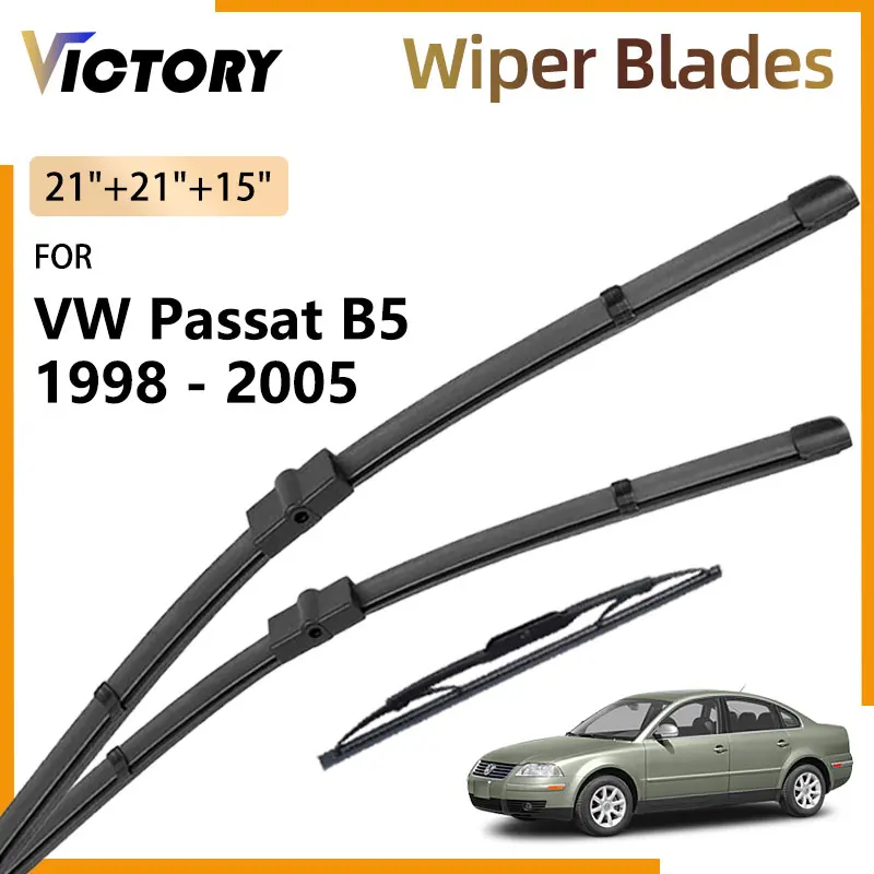 Front Rear Wiper Blades For Volkswagen VW Passat B5 B5.5 Sedan Variant 1998 - 2005 2004 2001 Windshield Windscreen Window Brush