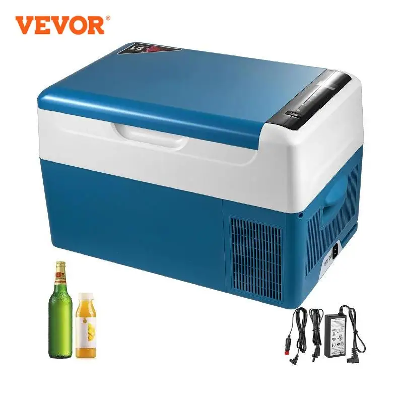 VEVOR Portable Refrigerator 23 Qt(22 Liter) 12 V Refrigerator App Control(-4℉~68℉) Car Refrigerator Electric Compressor Cooler