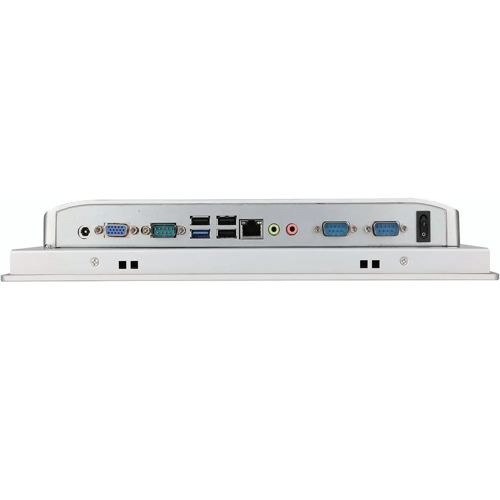 Partaker Panel industri LED TFT 13.3 inci, PC J1900 I5 3317U 4200U I3 4000U VGA 4 x USB LAN 3 x COM layar sentuh resitif