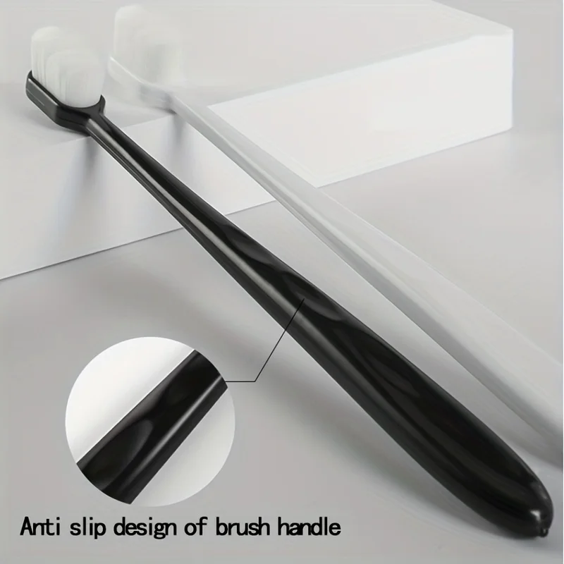 Ultra Fine Soft Bristled Toothbrush Million Nanometer Bristles Gentle Adults Deep Cleaning Portable Travel Oral Care Tool