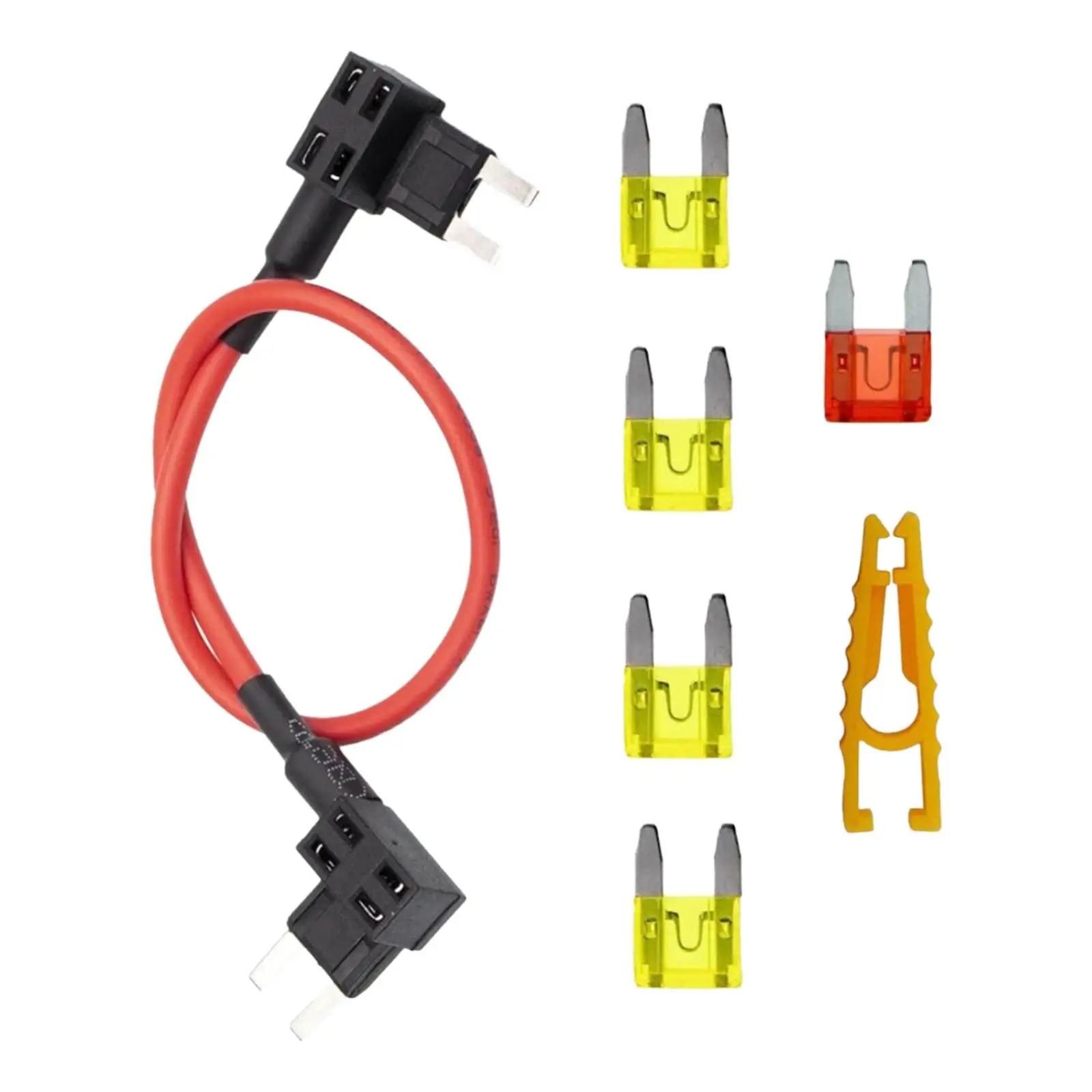 

Car Add A Circuit Fuse Tap Adapter Mini Vehicle Fuse Replacement Fuse Adapter Blade Fuse Holder for Dodge RAM1500 2500 Cars