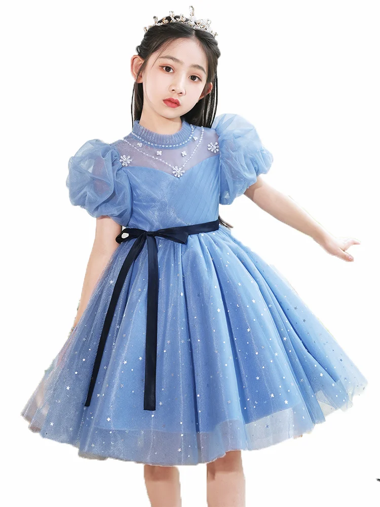 

Children's Dress, Girls' Princess Dress, Pongsa, Little Girl's Birthday, Host's Fashion Show, Piano Performance Dress