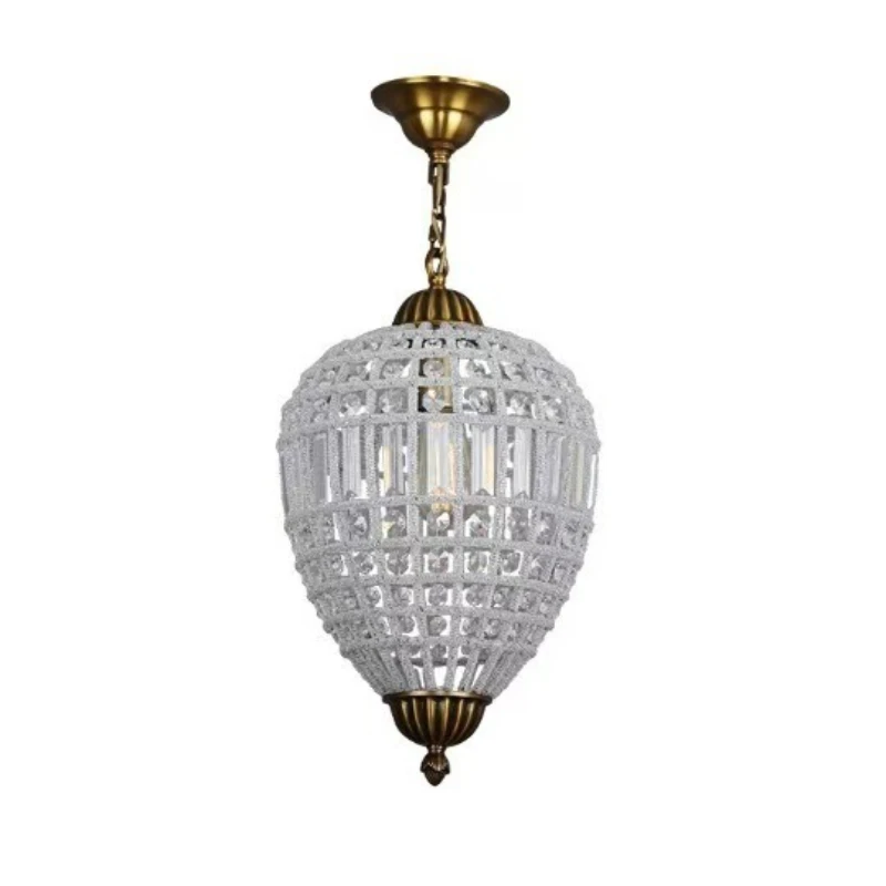 

American retro hot air balloon crystal chandelier restaurant bedroom hotel homestay exquisite atmosphere French simplicity