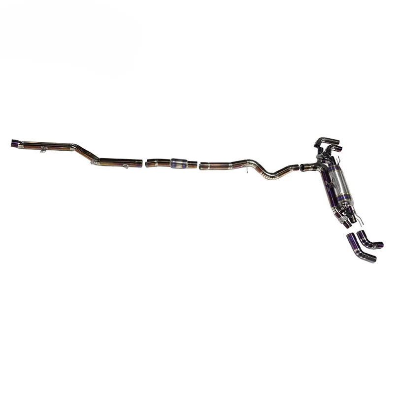 For BMW 4 Series G22 430i B48 2.0T 304 Stainless Steel Valve Mid & Rear Section Exhaust Muffler Exhaust Pipe