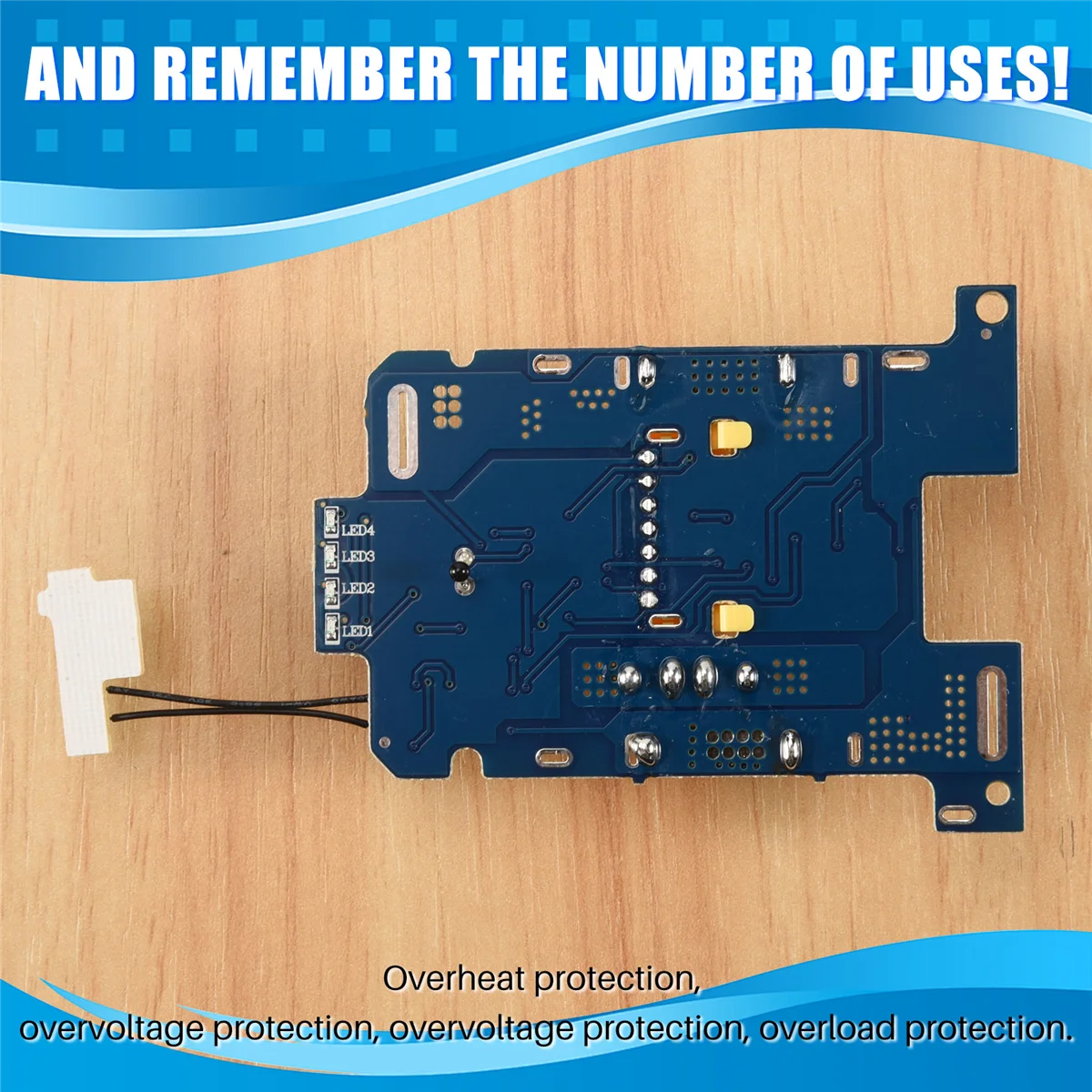 

BABPP 3Pcs BL1830 Li-Ion Battery BMS PCB Charging Protection Board for Makita 18V Power Tool BL1815 BL1860 LXT400 Bl1850