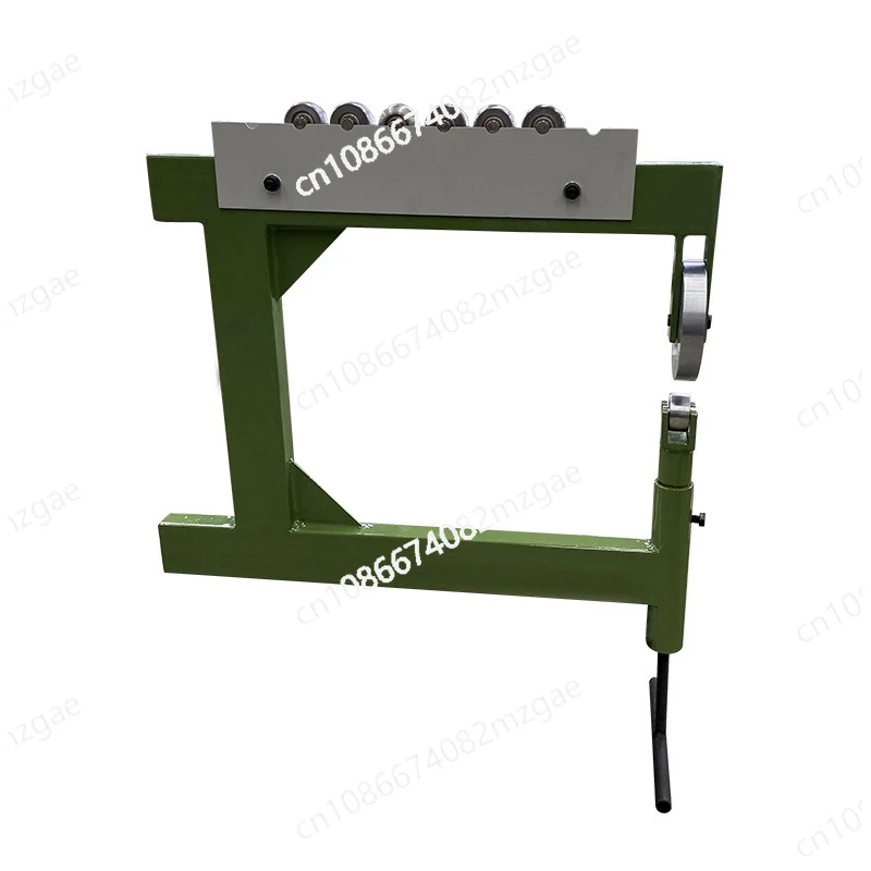 F1.2X560 Manual Sheet Metal Curve Molding Rotary Machine Wheeled Machinery Rolling Sheet Bending Steel Aluminum Processing Tools