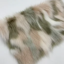 1pcs 160cm*90cm High-grade Jacquard Soft fox fur,colorful felt cloth,Plush carpet mats fabric,DIY handmade faux fur fabric