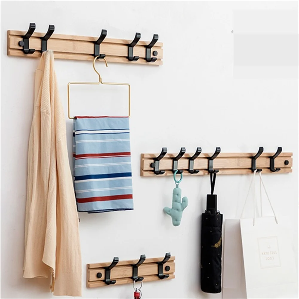 

Solid Wood Wall Hooks Towel Coat Wall Hooks Clothes Hat Racks Key Holder Wall Hook Hanger Wall Hangers Clothes Shelf Organizer