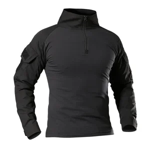 Outdoor Tactical T -Shirts für Männer, Militärarmee t -Shirt, CP -Tarnung, Langarm, Jagd, Klettern, Baumwollsportkleidung Hauptverkaufshemd - №1